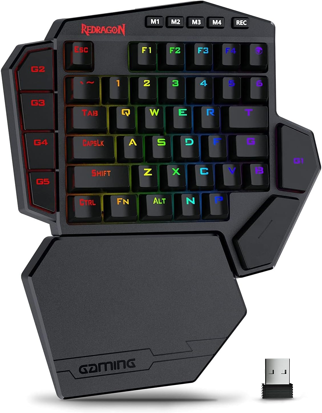 Gaming Keyboard 1 Hand - Redragon K585 PRO Wireless One-Handed Mechanical