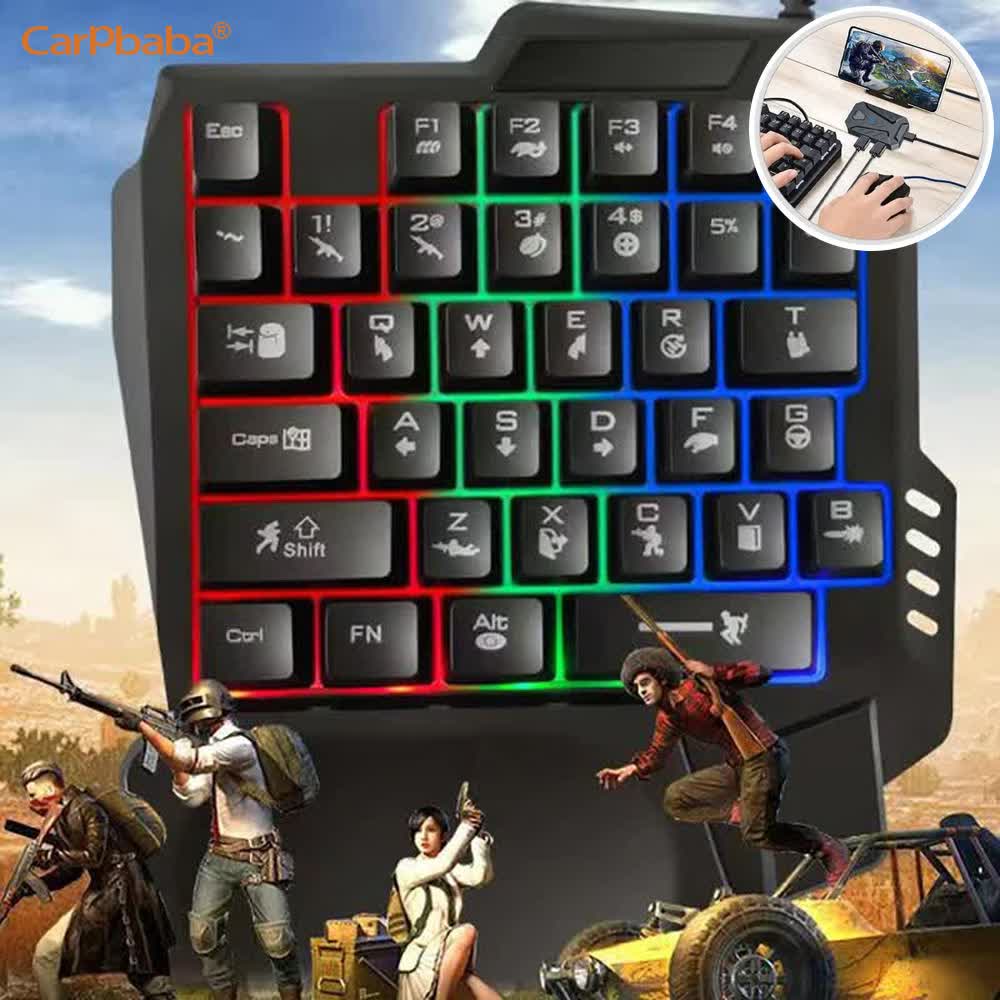 Gaming Keyboard 1 Hand - USB Single Hand One-Handed Gaming Kit