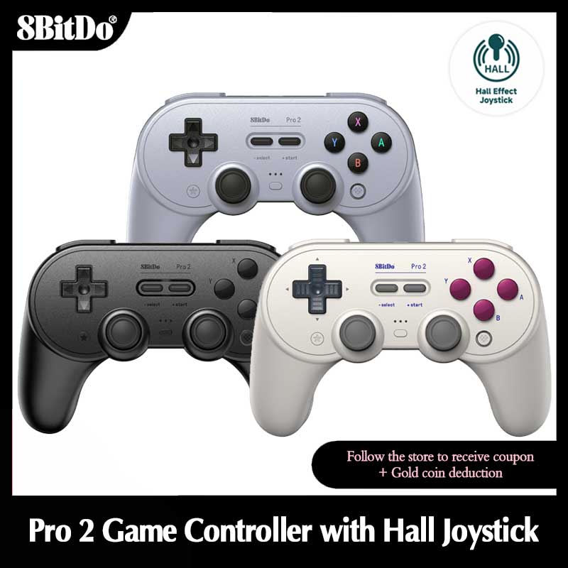 Gaming Keyboard Hall Effect - 8Bitdo Pro2 Bluetooth Game Controller Wireless