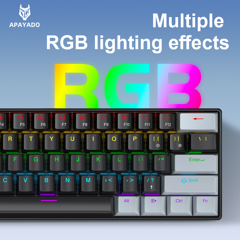 APAYADO K61 Mini Mechanical Ke - огляд і ціна Gaming Keyboard Hot Swappable