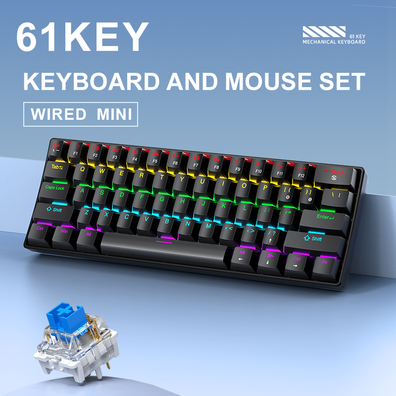 APAYADO K61 Mini Mechanical Ke - огляд і ціна Gaming Keyboard Hot Swappable
