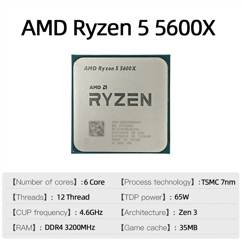 AMD Ryzen 5 5600X AMD R5 5600X - огляд і ціна Amd Cpu Ryzen 5