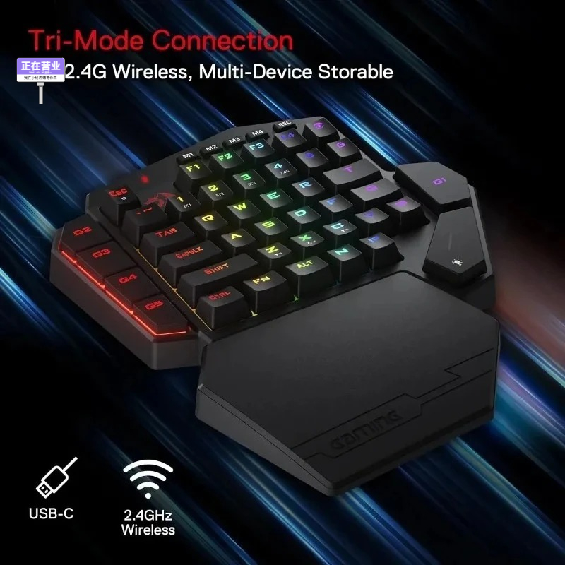New Redragon K585 PRO Wireless - огляд і ціна Gaming Keyboard 1 Hand