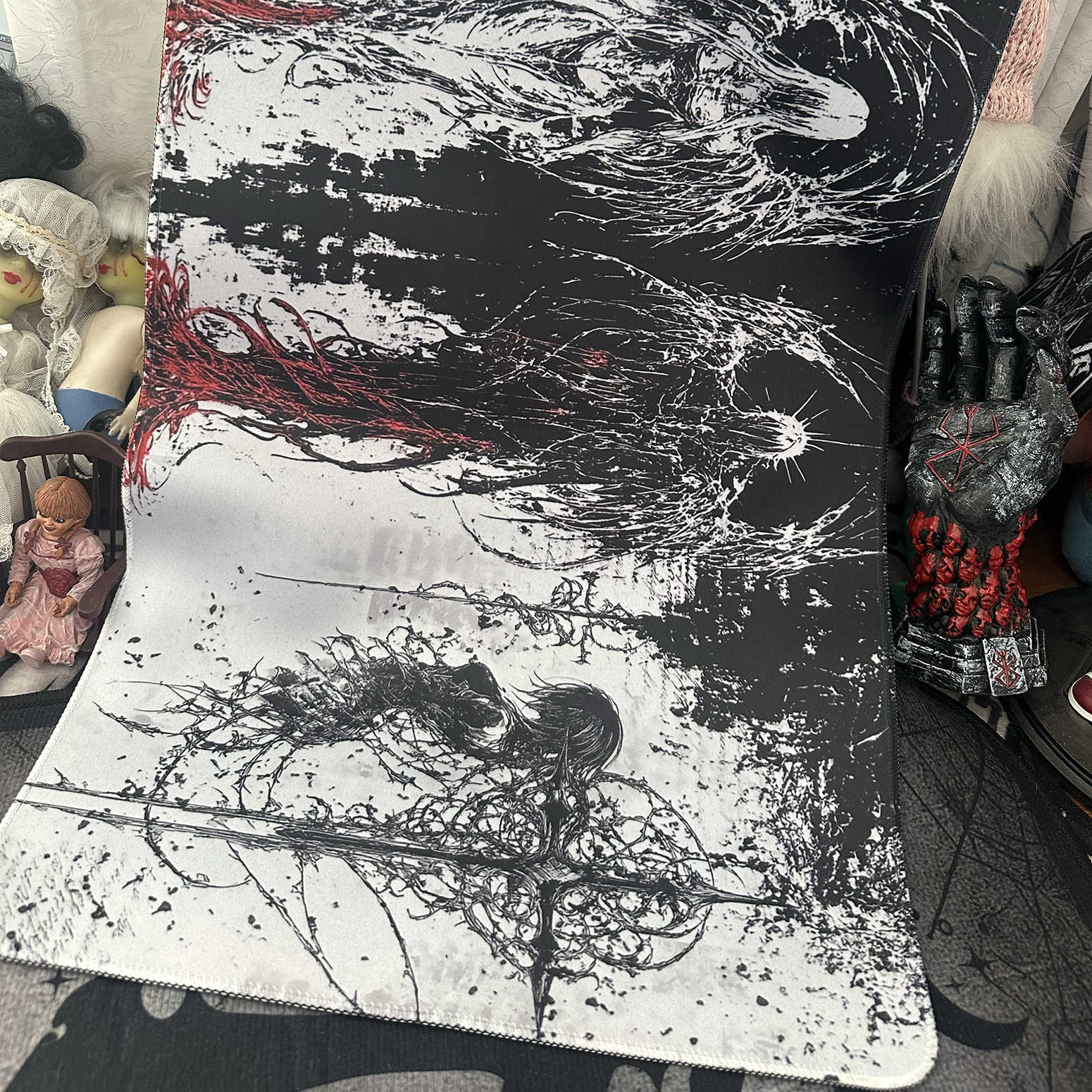 Dark Angel Art Design Large Si - огляд і ціна Keyboard Gaming Black