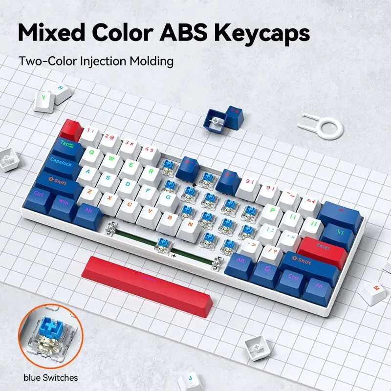 T-WOLF T60 61Key Mechanical Ga - огляд і ціна Gaming Keyboard Not Typing