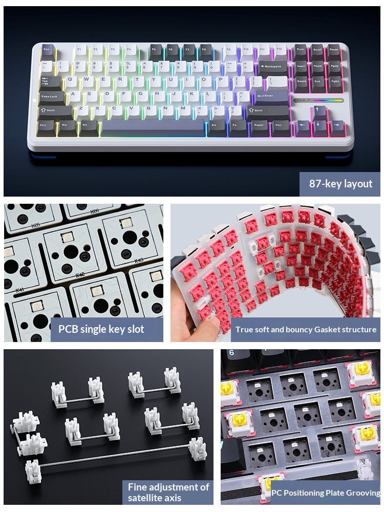 Aula F87 Pro Tri Mode Wireless - огляд і ціна Gaming Keyboard Not Typing