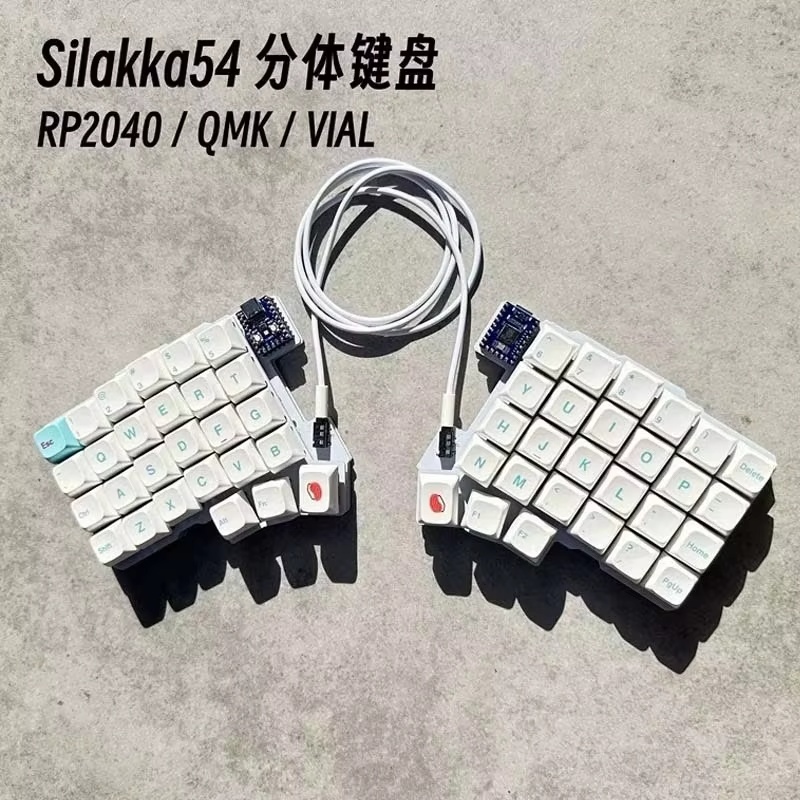 Silakka54 Ergonomic Split Mech - огляд і ціна Gaming Keyboard Hot Swappable