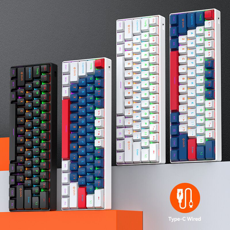 T-WOLF T60 61 Keys Mini Mechan - огляд і ціна Gaming Keyboard Not Typing