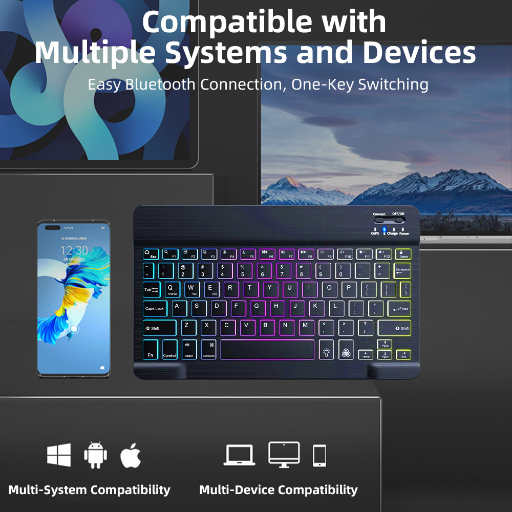 2026 Backlight Bluetooth Keybo - огляд і ціна Gaming Keyboard And Mouse Combo Wireless