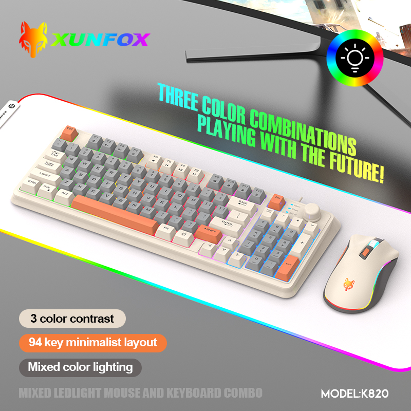 K820 USB Wired Game Keyboard M - огляд і ціна Gaming Keyboard And Mouse Combo Wireless