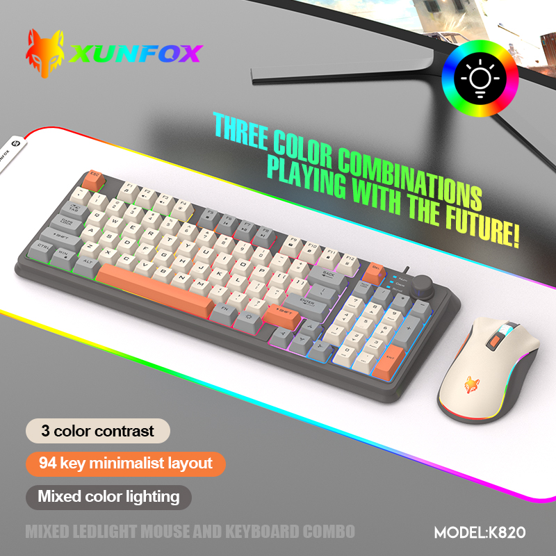 K820 USB Wired Game Keyboard M - огляд і ціна Gaming Keyboard And Mouse Combo Wireless