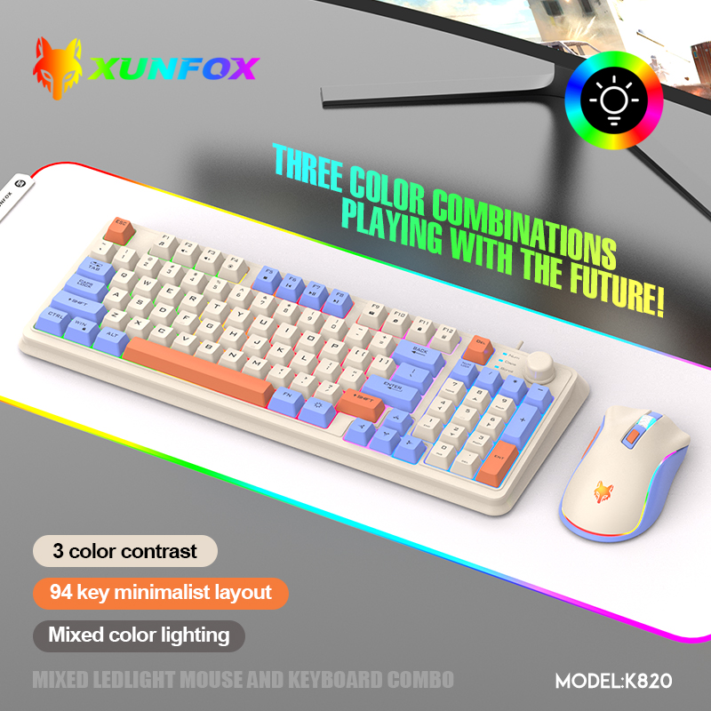 K820 USB Wired Game Keyboard M - огляд і ціна Gaming Keyboard And Mouse Combo Wireless