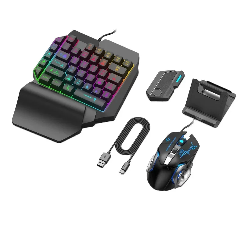 Gaming Keyboard and Mouse Set  - огляд і ціна Gaming Keyboard 1 Hand