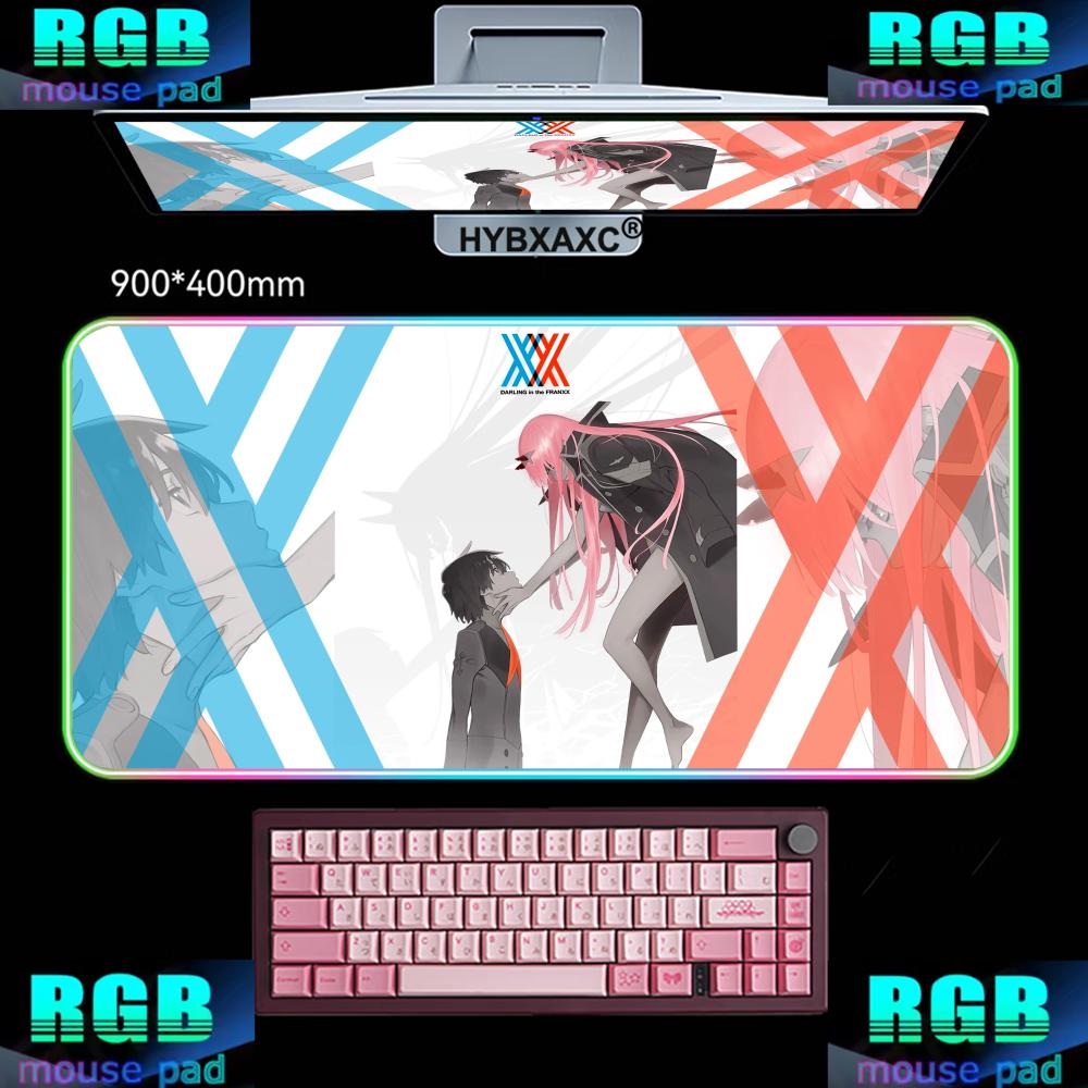 RGB LED Cute Zero Two Girl Mou - огляд і ціна Gaming Keyboard No Rgb
