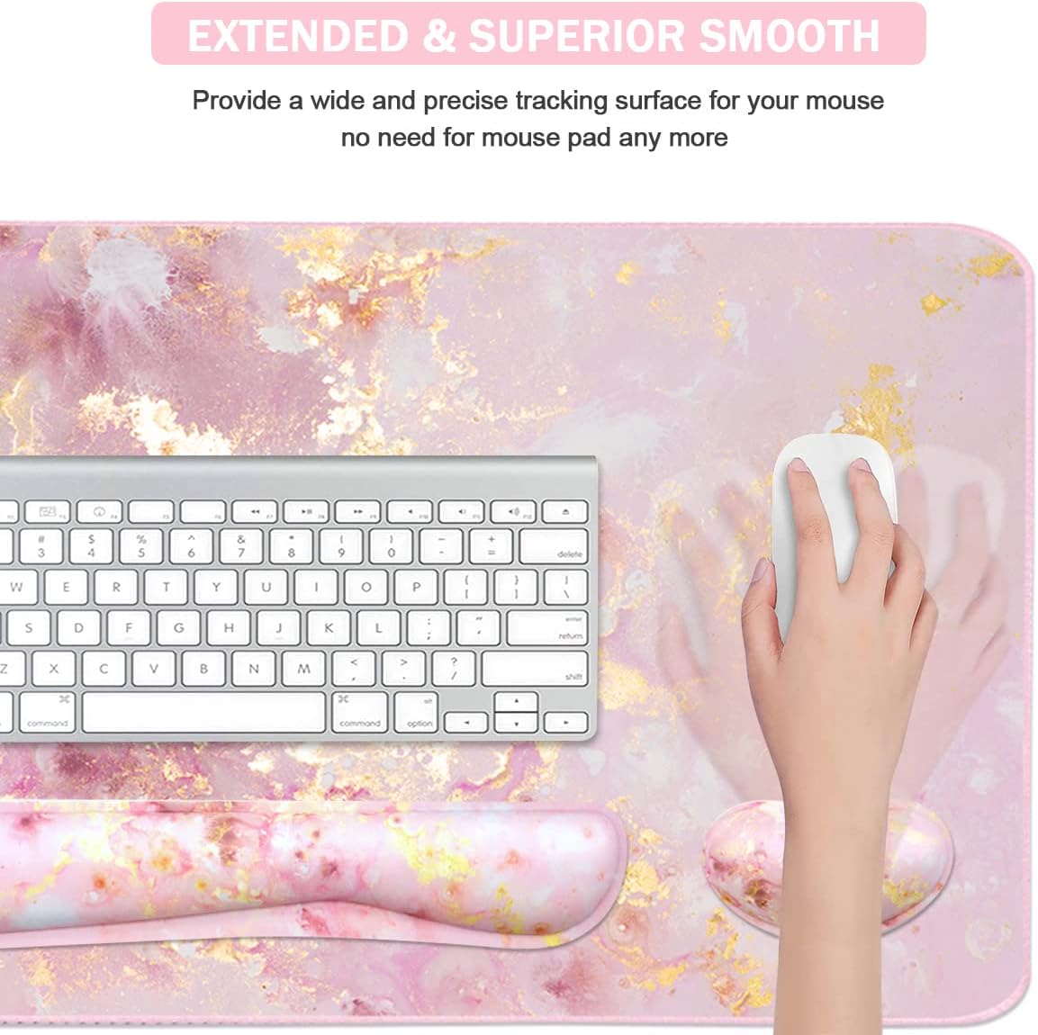 Large Gaming Mouse Pad with Ke - огляд і ціна Gaming Keyboard Mouse Set