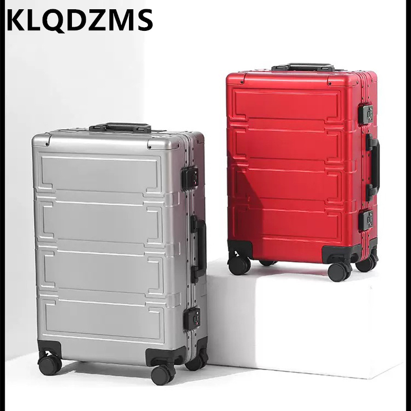 KLQDZMS Men's Luggage Bag All  - огляд і ціна Aluminum Case 65
