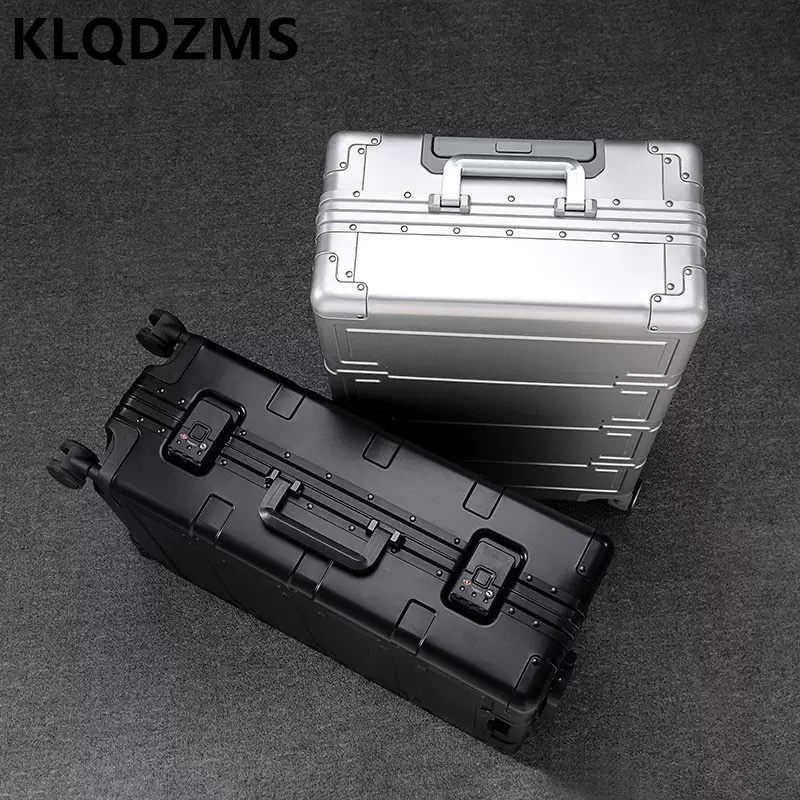 KLQDZMS Men's Luggage Bag All  - огляд і ціна Aluminum Case 65