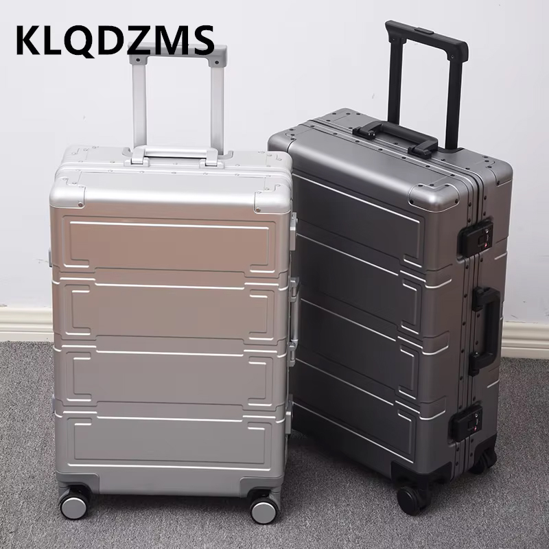 KLQDZMS Men's Luggage Bag All  - огляд і ціна Aluminum Case 65