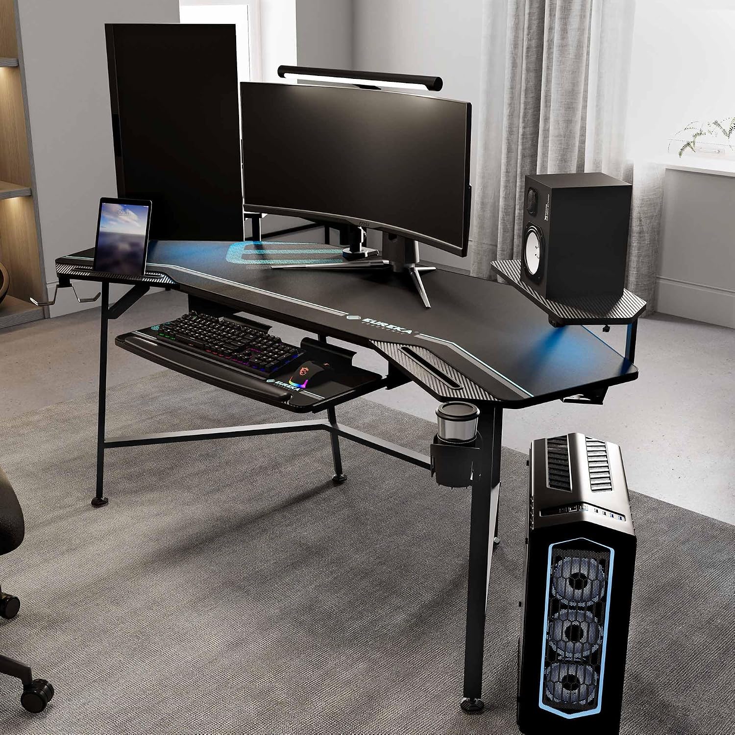 Gaming Desk Wing Shaped Keyboa - огляд і ціна Keyboard Gaming Black