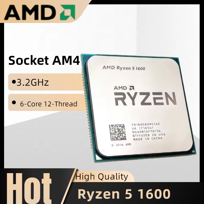 AMD Socket AM4 Ryzen 5 1600 R5 - огляд і ціна Amd Cpu Ryzen 5
